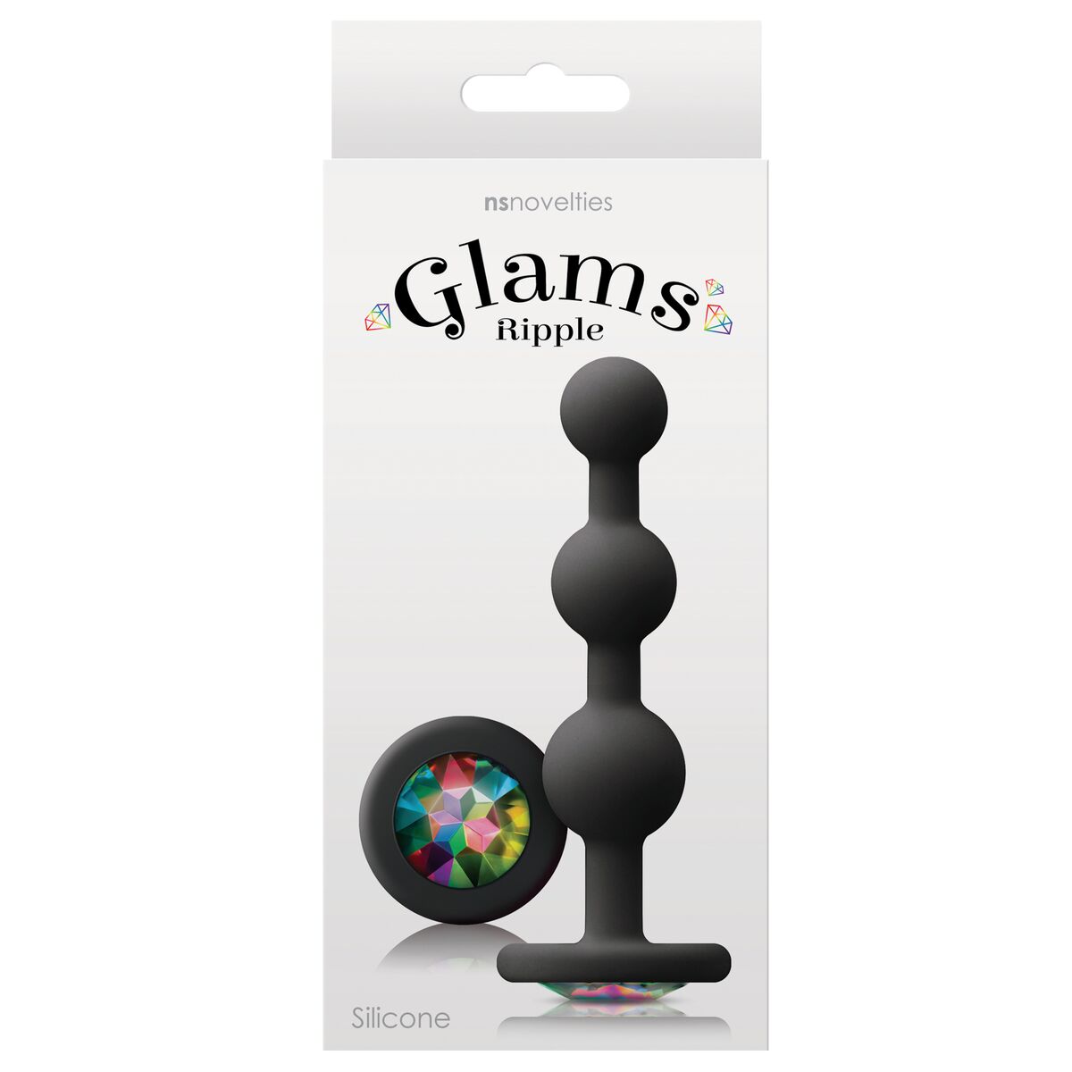 Anale Plug NS Novelties Glams Zwart (9 cm)
